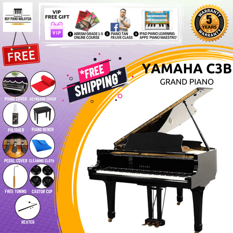 Unlock Your Musical Potential With Yamaha C3b Grand Piano Experience